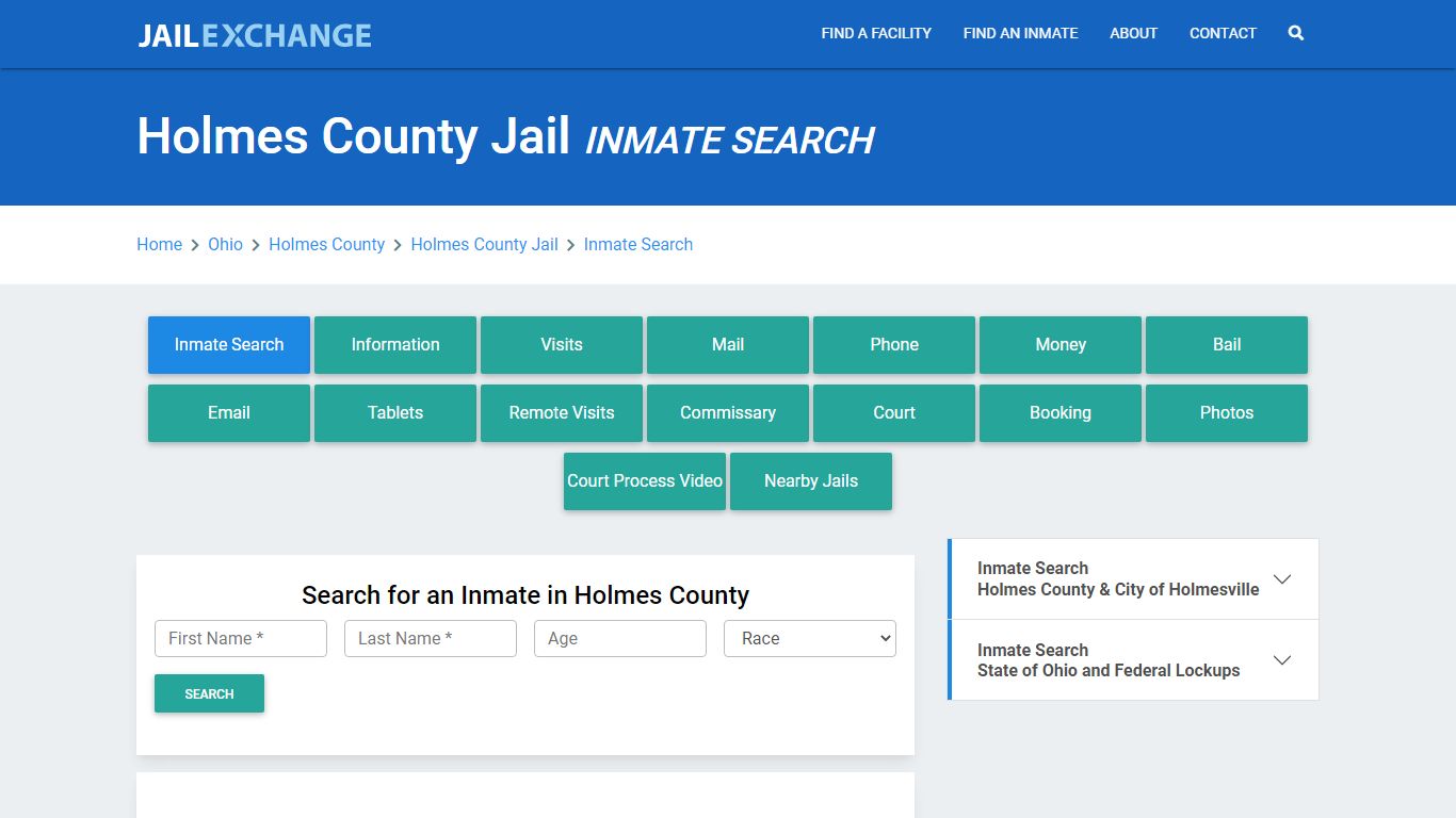 Holmes County Jail, OH Inmate Search: Roster & Mugshots